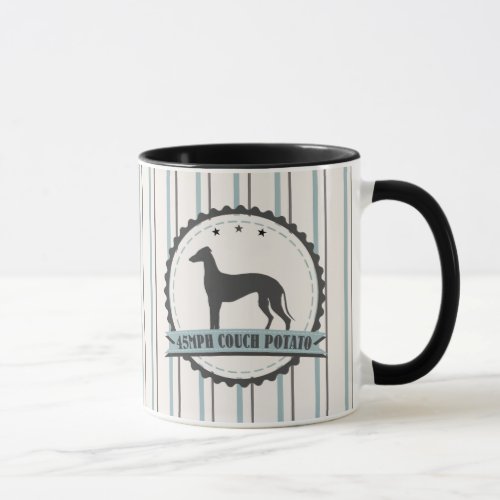 Greyhound Retired Racer 45mph Lazy Dog Mug