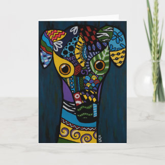 Greyhound - Retired Racing Greyhound Rescue Card