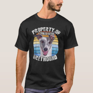 Greyhound Retro Property Of T-Shirt