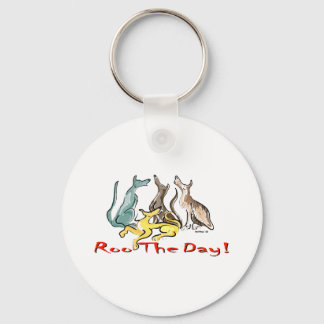 greyhound roo keychain