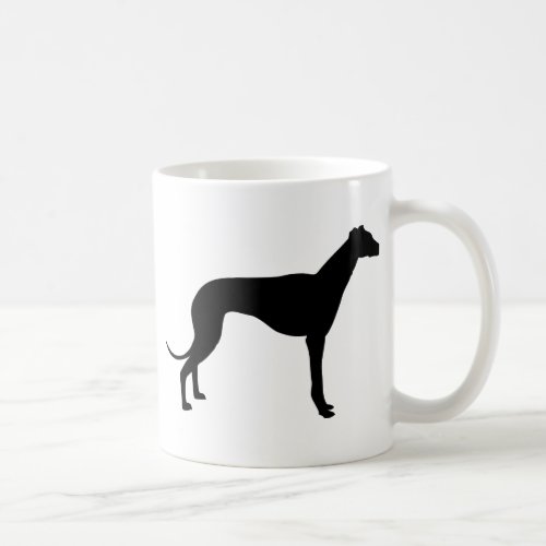 Greyhound Silhouette Coffee Mug