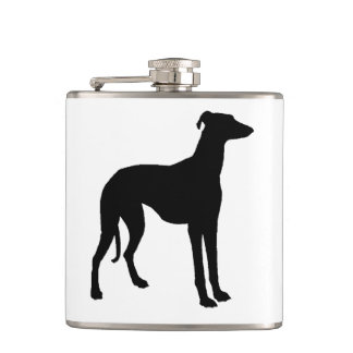 Greyhound Silhouette Flask