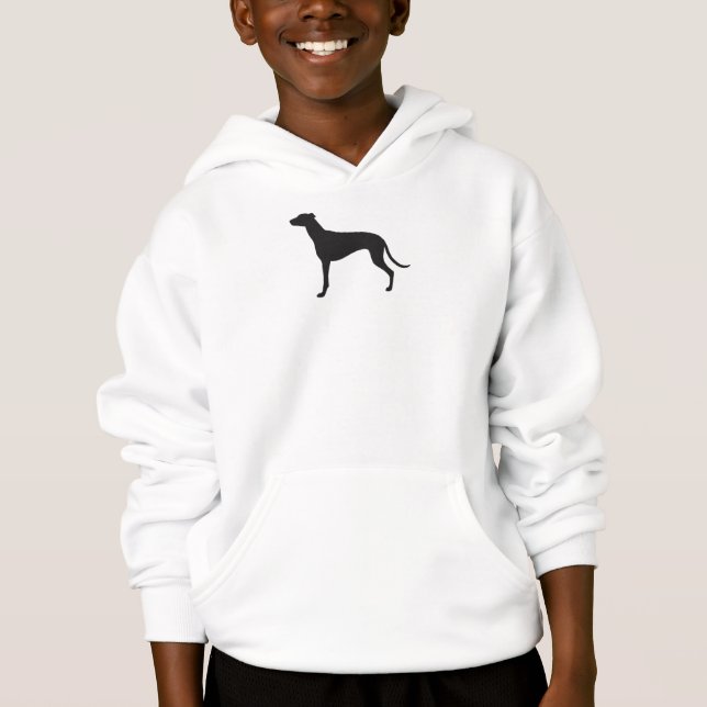 Greyhound Silhouette Hoodie (Front)