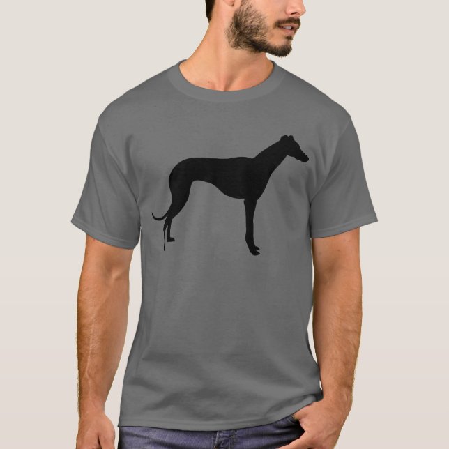 Greyhound Silhouette T-Shirt (Front)