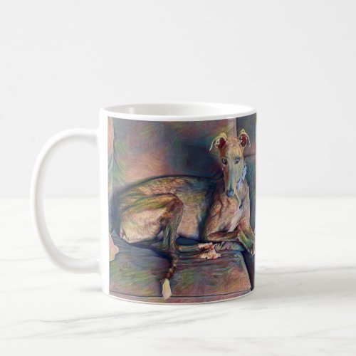 Greyhound Sonnet Coffee Mug