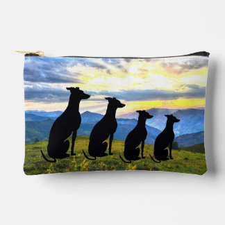 Greyhound Sunset Accessory Pouch