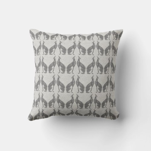 Greyhound Throw Pillow for Sofa
