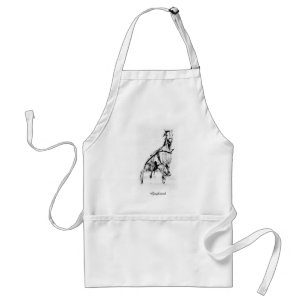 Greyhound Trotter Adult Apron