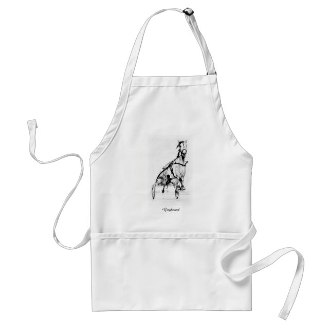 Greyhound Trotter Adult Apron (Front)