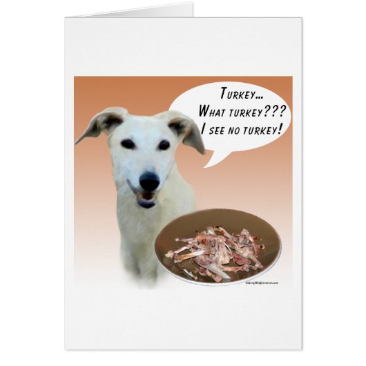 Greyhound Turkey Cards (Front)