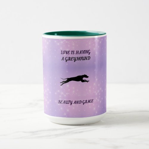 GREYHOUND two toned combo mug Mug