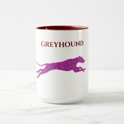 Greyhound two toned mug mug