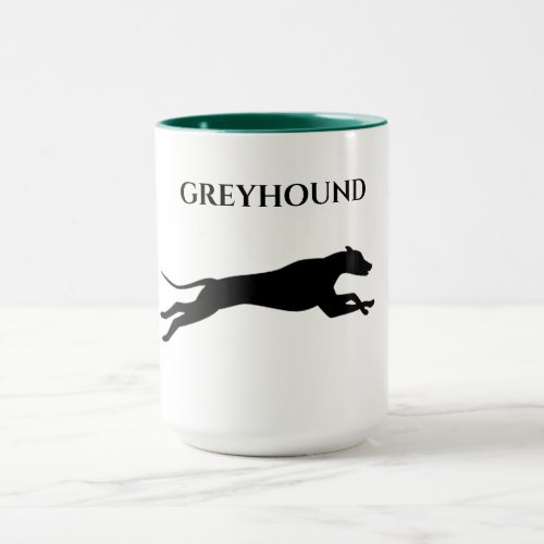 Greyhound two toned mug mug