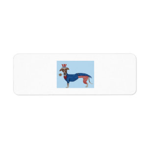 Greyhound Uncle Sam Label