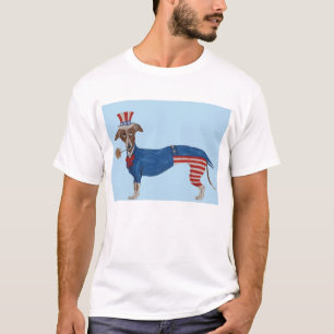 Greyhound Uncle Sam T-Shirt