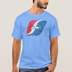 Greyhound Vintage Bus Line girl T-Shirt