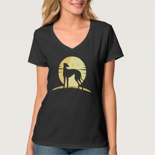 Greyhound Windhound Retro 5 T_Shirt