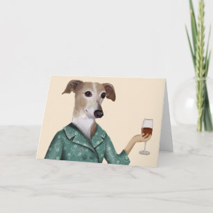 Greyhound Wine Snob Card