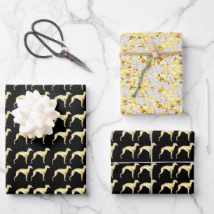 Greyhound wrapping paper sheets