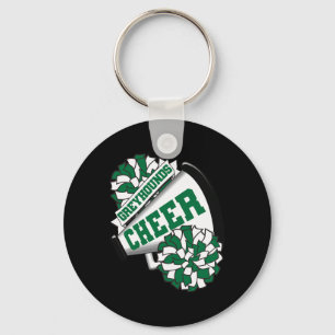 Greyhounds Cheer Ck To School Cheerleading Spirit Keychain