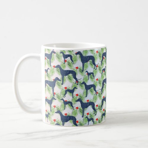 Greyhounds Christmas Coffee Mug