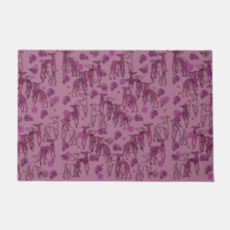 Greyhounds Love Pink Galgos Doggo Doormat