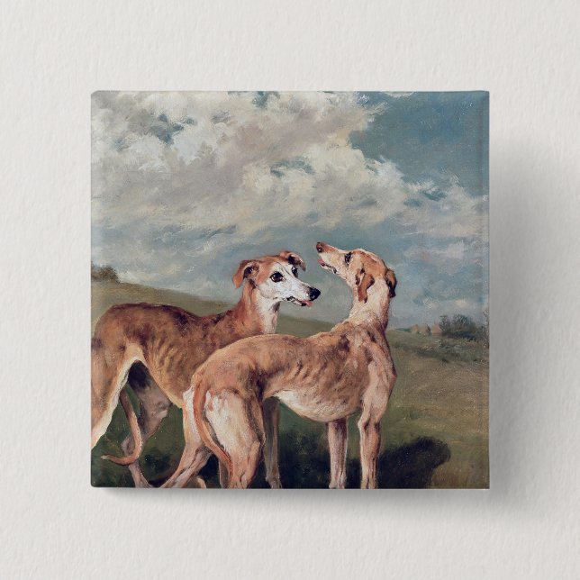 Greyhounds Pinback Button (Front)