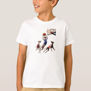 Greyhounds playing basketball T-Shirt