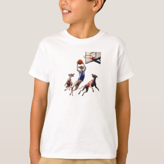 Greyhounds playing basketball T-Shirt