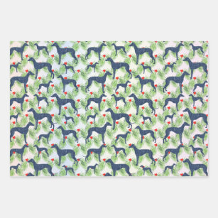 Greyhounds Wrapping Paper Sheets