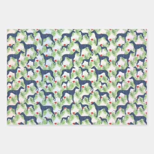 Greyhounds Wrapping Paper Sheets