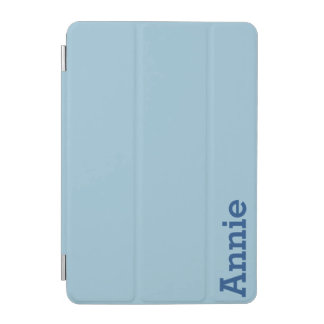 Greyish Green Blue Customizable iPad Mini Cover