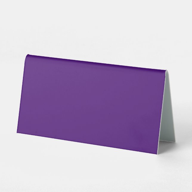 Greyish Purple,Muted Purple,Rum, Table Tent (Front)