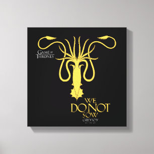 Greyjoy Sigil - We Do Not Sow Canvas Print