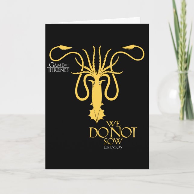 Greyjoy Sigil - We Do Not Sow Card (Front)