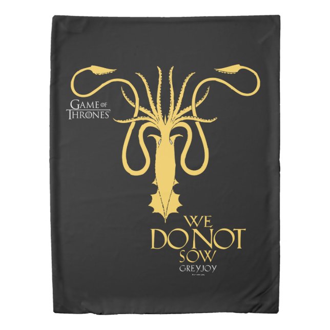 Greyjoy Sigil - We Do Not Sow Duvet Cover (Front)