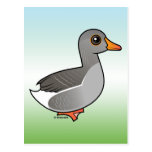 Cute Greylag Goose by Birdorable