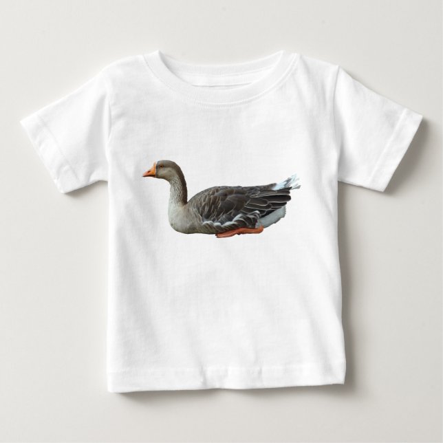 Greylag Swan Goose Cross Baby T-Shirt (Front)