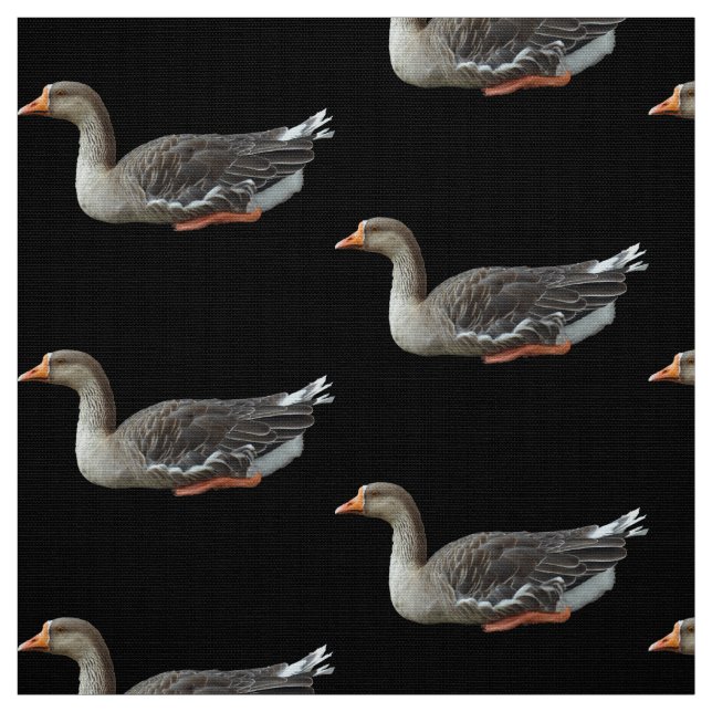 Greylag Swan Goose Cross Fabric (Swatch)