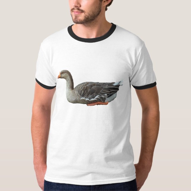 Greylag Swan Goose Cross T-Shirt (Front)