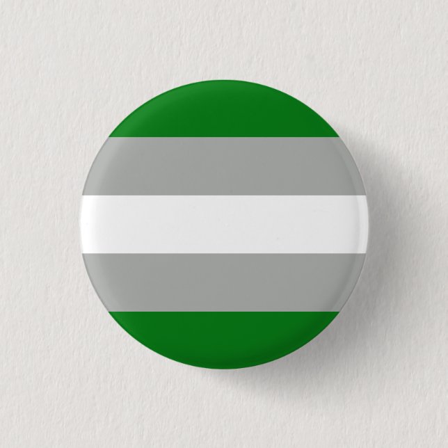Greyromantic Pride Flag Button (Front)