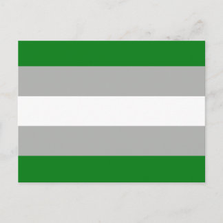 Greyromantic Pride Flag Postcard