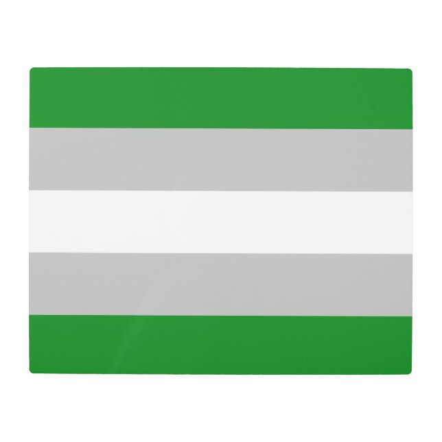 Greyromantic Pride Metal Print (Front)