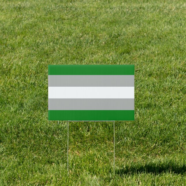 Greyromantic Pride Sign (Insitu)