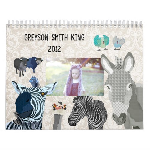 Greys Zoo 2012 Calendar