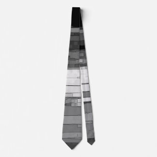 Greyscale Abstract B&W Art  Neck Tie