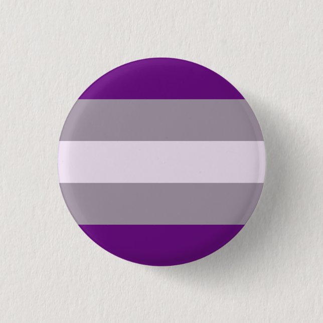 Greysexual Pride Badge Flag Button (Front)