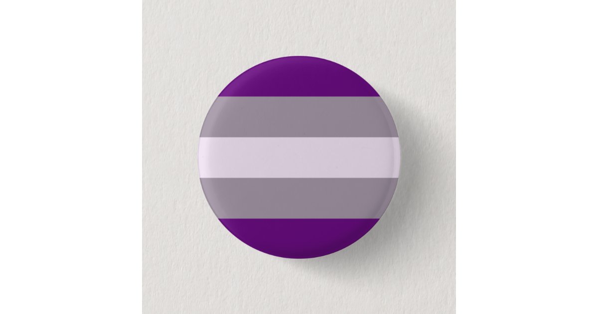 Greysexual Pride Badge Flag Button