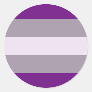 Greysexual Pride Flag Classic Round Sticker
