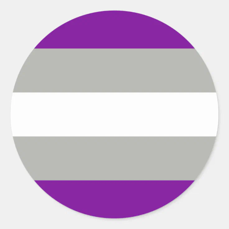 Greysexual Pride Flag Classic Round Sticker Zazzle 1184